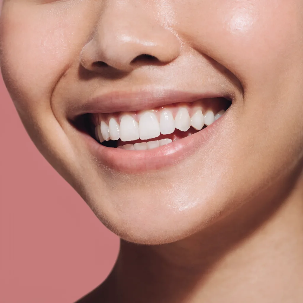 Natural healthy smile, aesthetic dentistry at Plux Dental (illustrative)